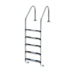 Escaleras de Piscina 5 Pasos Acero Inoxidable Peldaños Antideslizantes